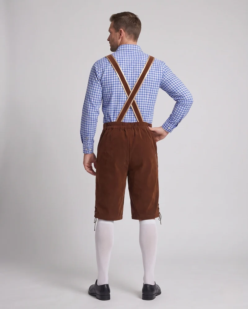 Herren Trachten Shorts mit aufwändigen Verzierungen Nord Taschen