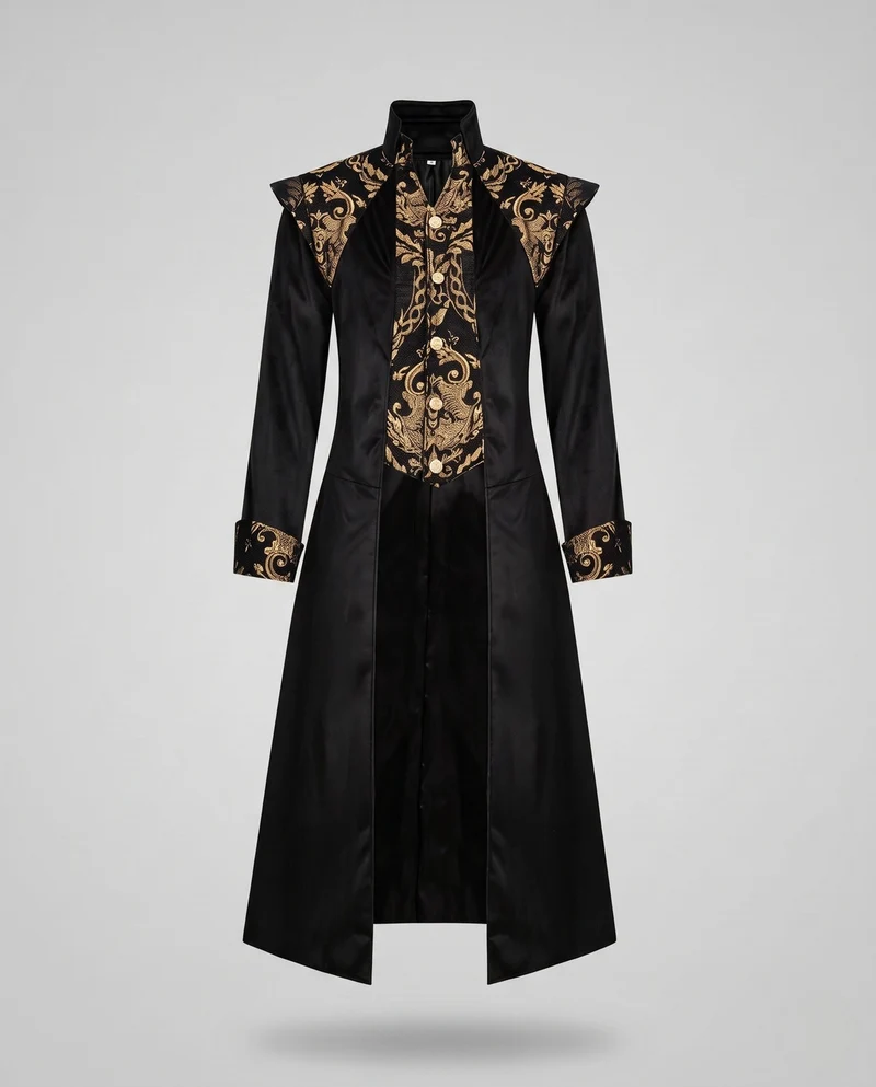 Damen Festkleid mit exquisiten Verzierungen und eleganten Hosen Nord Taschen