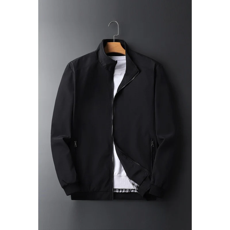 Herren Leichte Softshell-Blousonjacke mit Stehkragen, Reißverschlusstaschen und gerippten Bündchen Nord Taschen