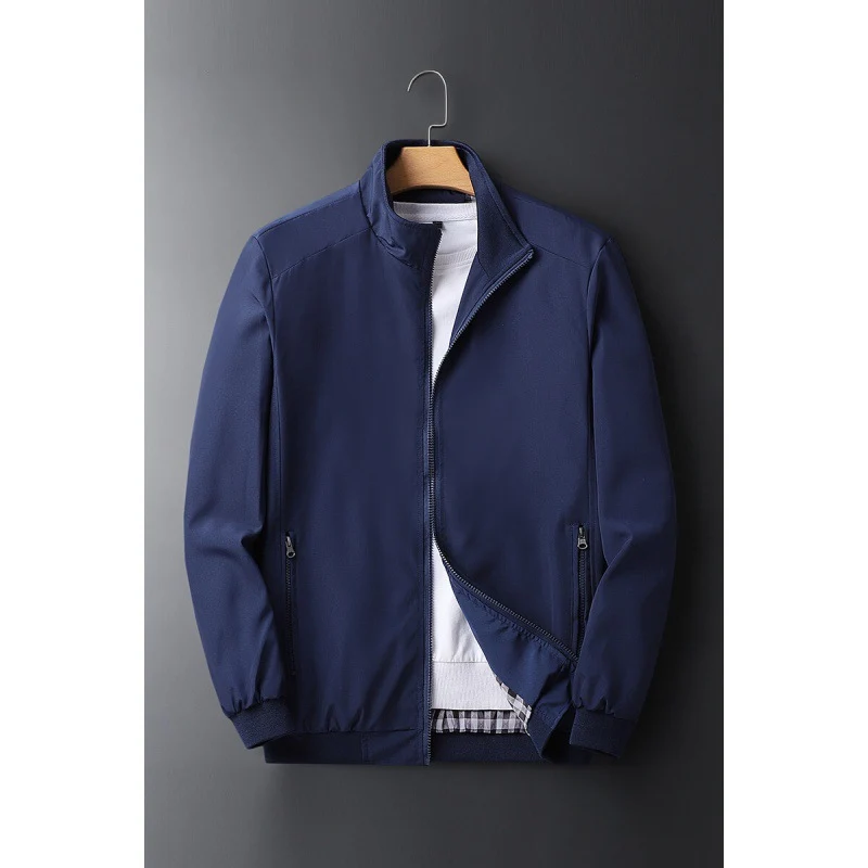 Herren Leichte Softshell-Blousonjacke mit Stehkragen, Reißverschlusstaschen und gerippten Bündchen Nord Taschen