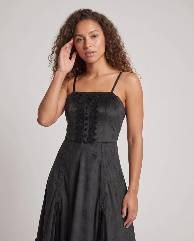 Frauen festliches lässiges Kleid Nord Taschen