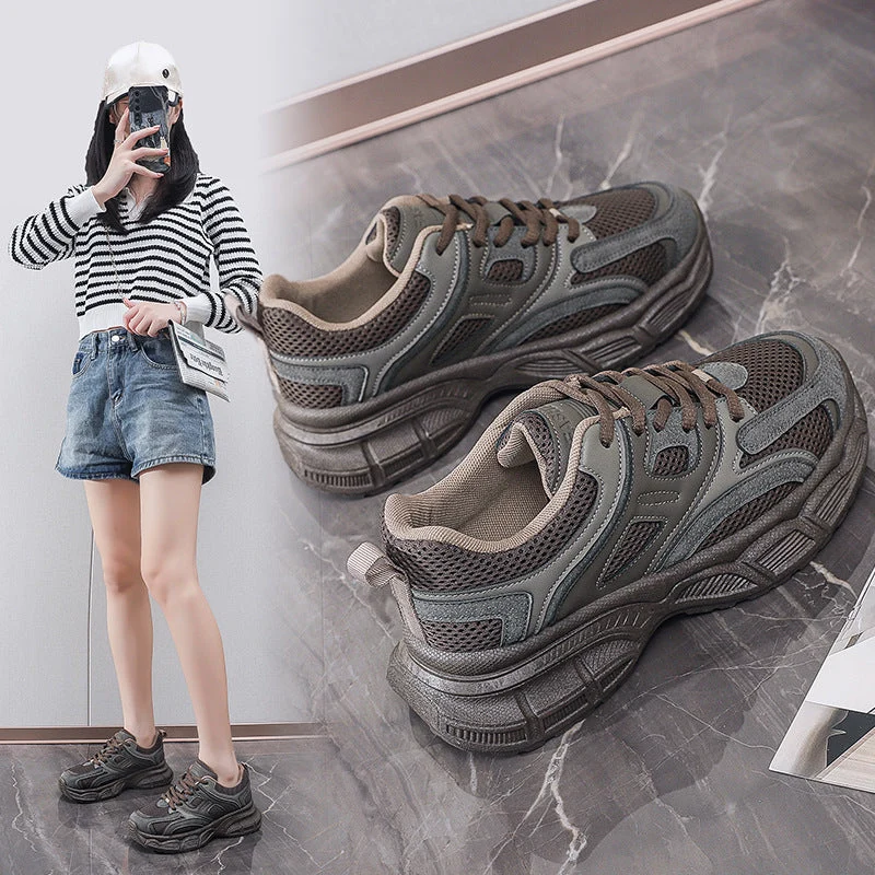 Damen Sportliche Atmungsaktive Sneakers mit dämpfender Sohle Nord Taschen