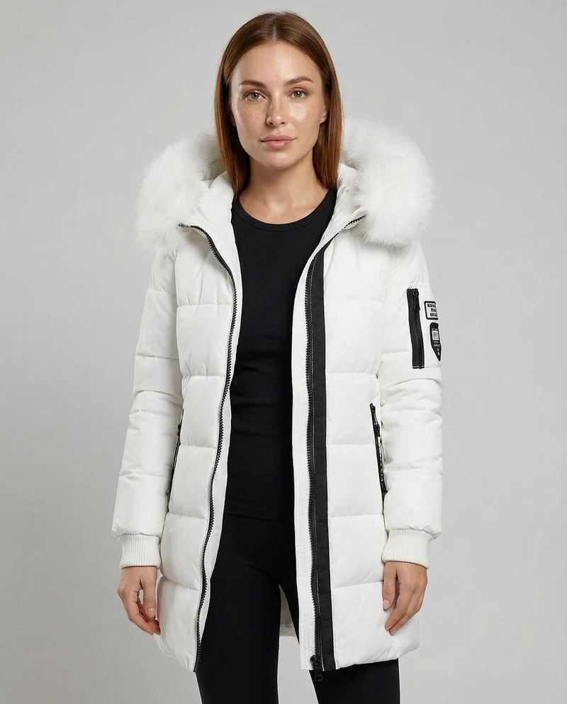 Winddichter Damen Puffermantel Warm