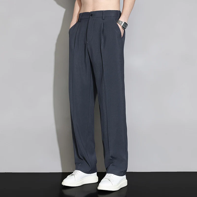 Herren Elegante und bequeme Bundfalten-Hose