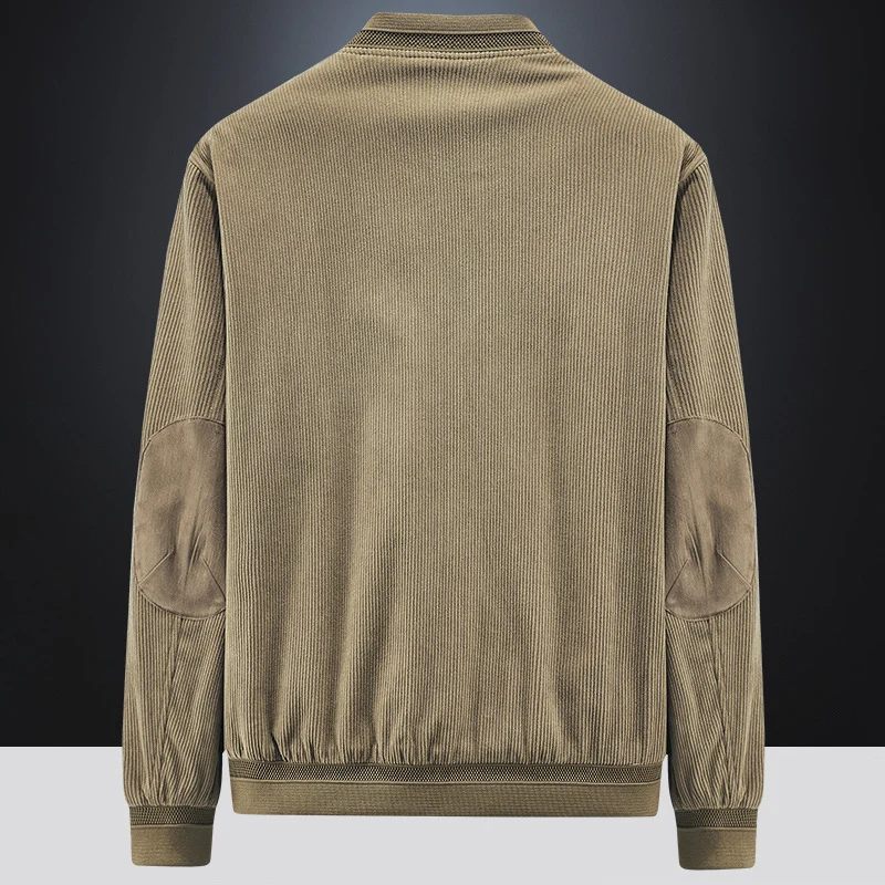Herren Cordbomberjacke mit gesteppter Thermo-Innenfütterung und Ellbogenpatches Nord Taschen