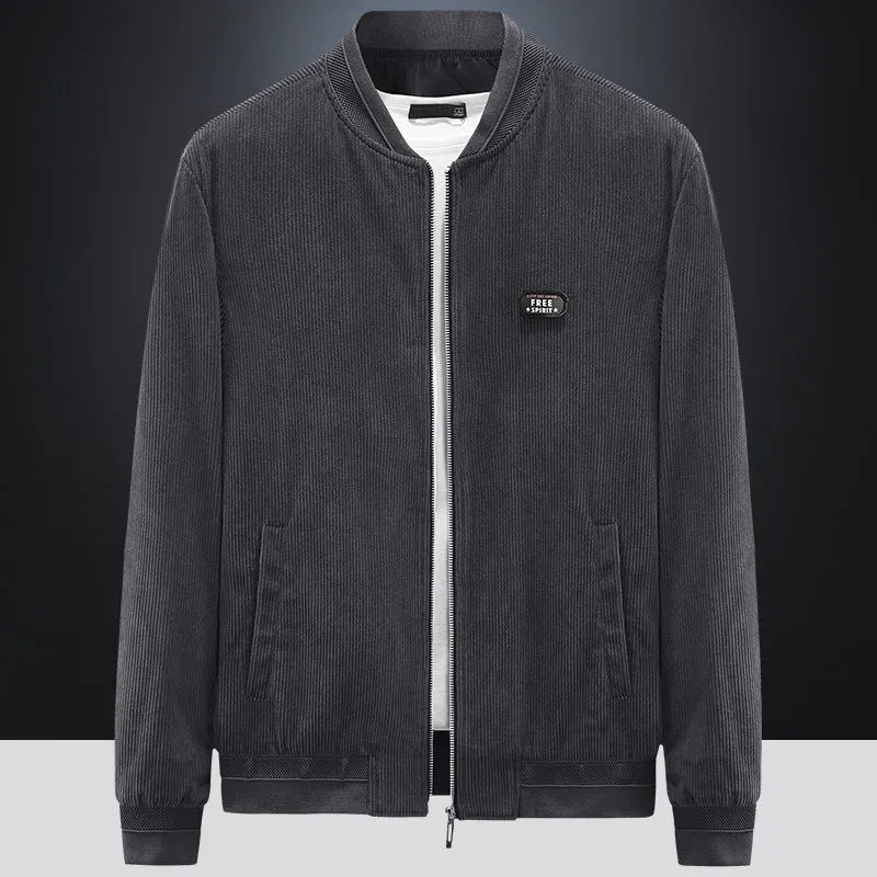Herren Cordbomberjacke mit gesteppter Thermo-Innenfütterung und Ellbogenpatches Nord Taschen