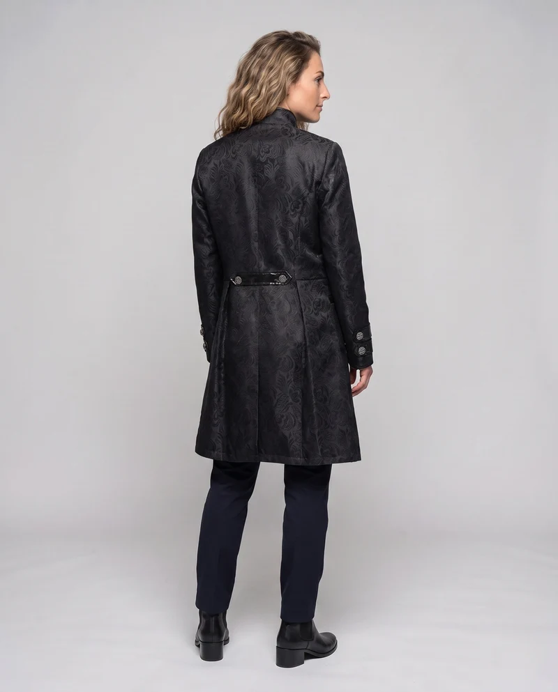 Damen Eleganter Dekorativer Frack mit Aufwendigen Applikationen Nord Taschen