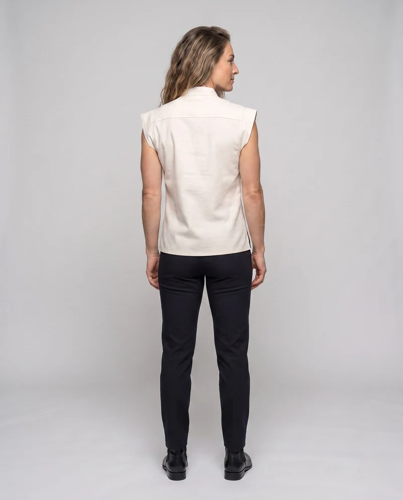 Damen historische mittelalterliche Bluse mit Schnürung Nord Taschen