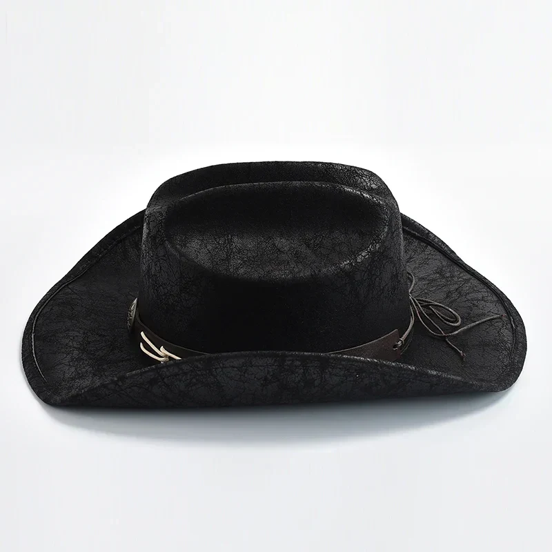 Cowboyhut mit Knochenperlenbesatz