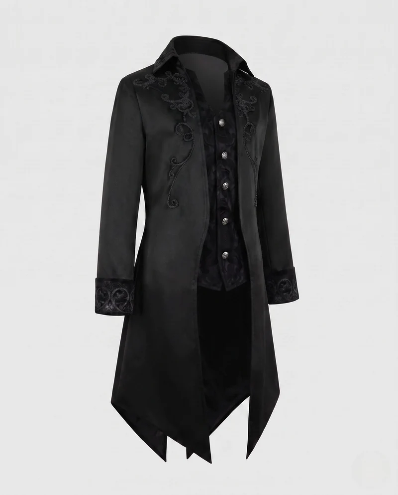 Damen elegante und künstlerisch dekorierte gesteppte Jacke Nord Taschen