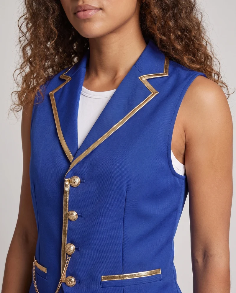Damen eleganter Weste mit goldenen Akzenten Nord Taschen