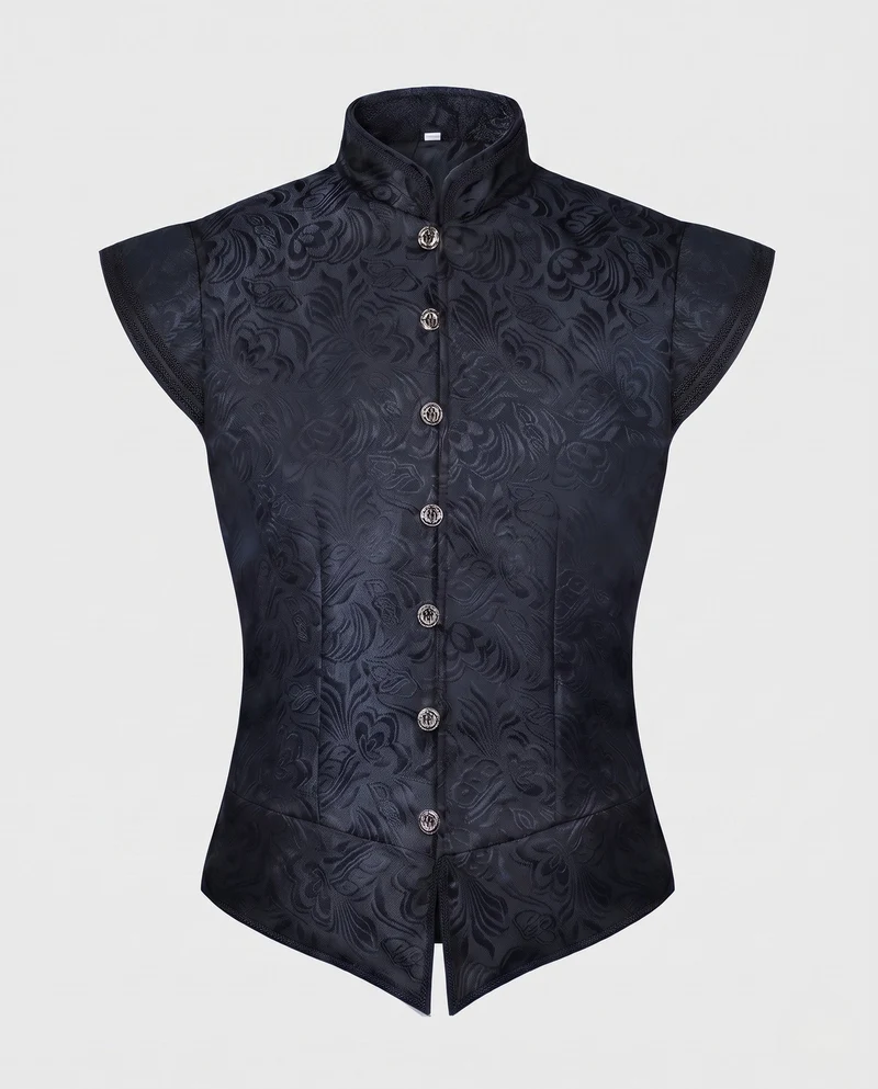 Damen elegantes Vest mit aufwendigem Design und feinen Details Nord Taschen