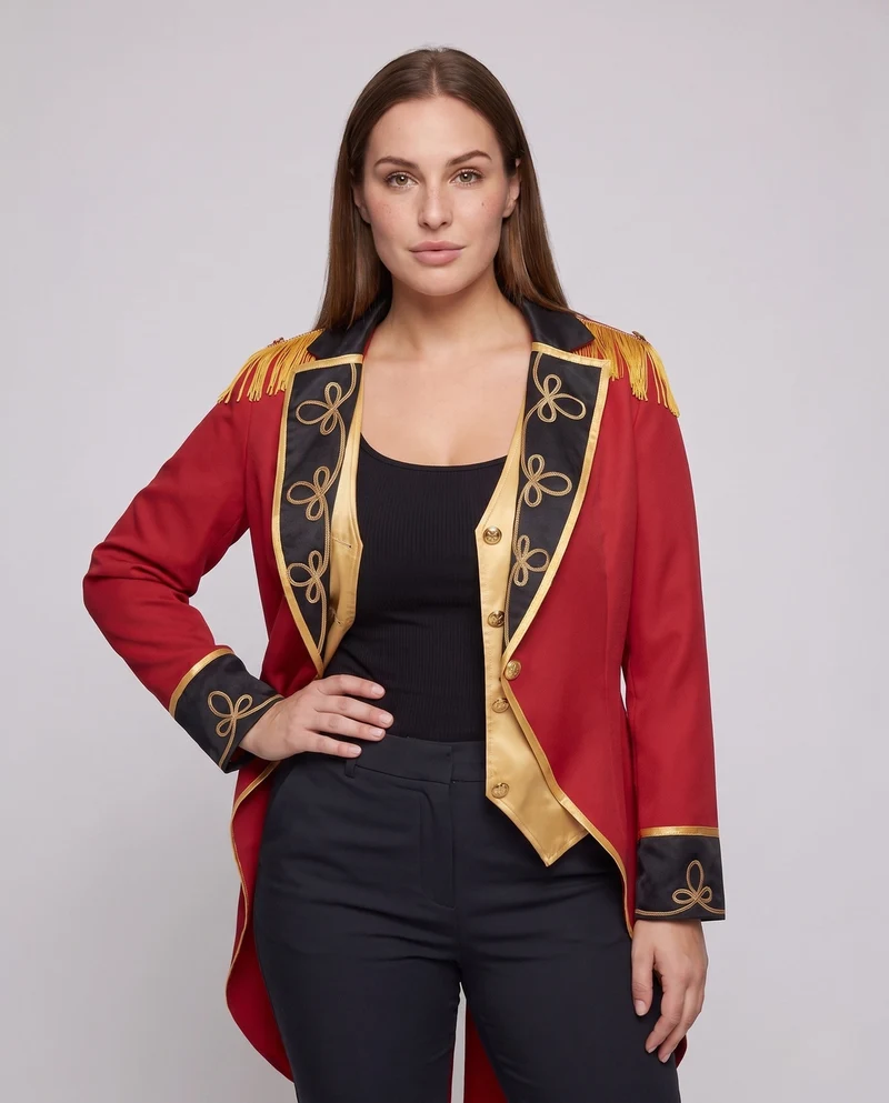 Damen elegante Zirkusjacke Nord Taschen