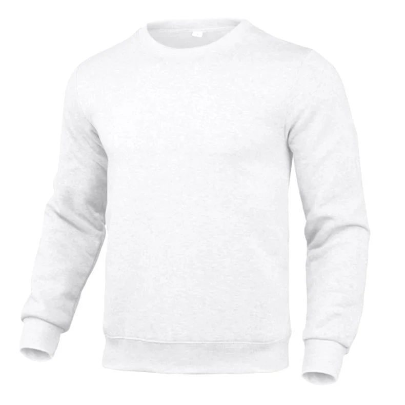 Herren Komfortabler Rundhals-Pullover aus hochwertigem Baumwollmix