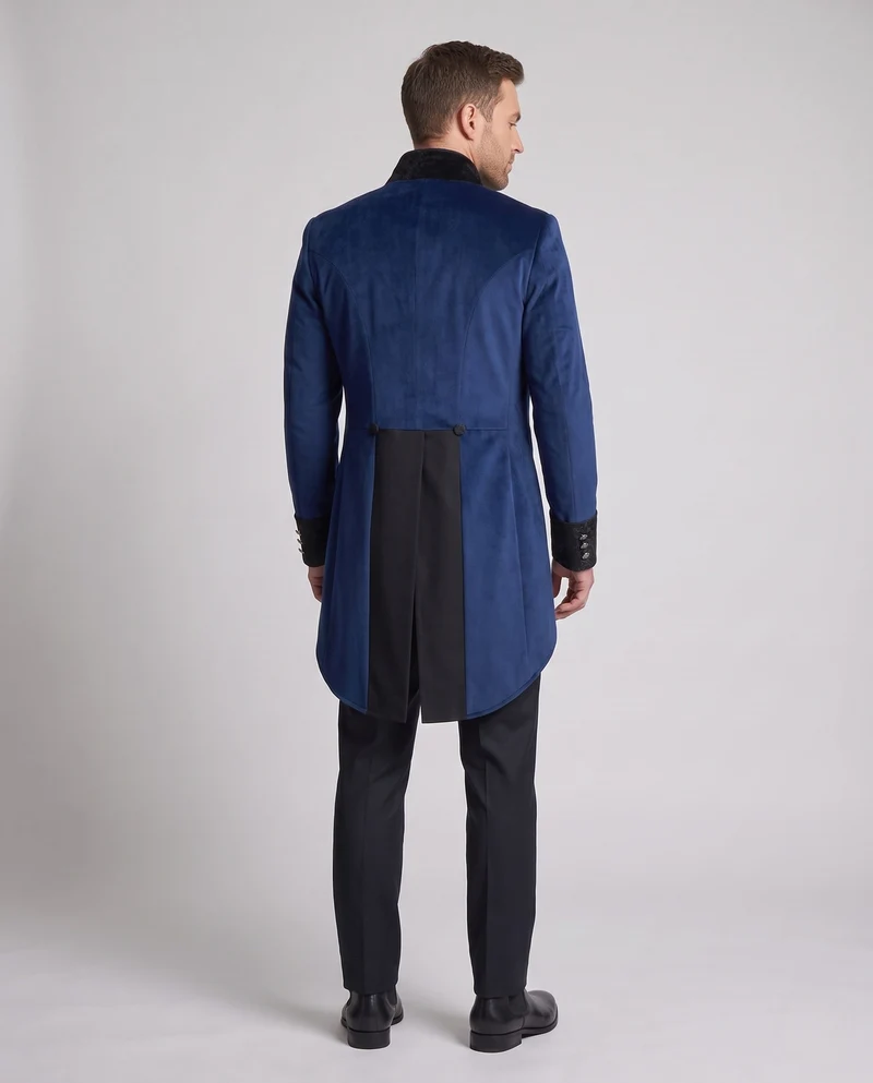 Herren Elegante Gothic Jacke mit dekorativen Details Nord Taschen