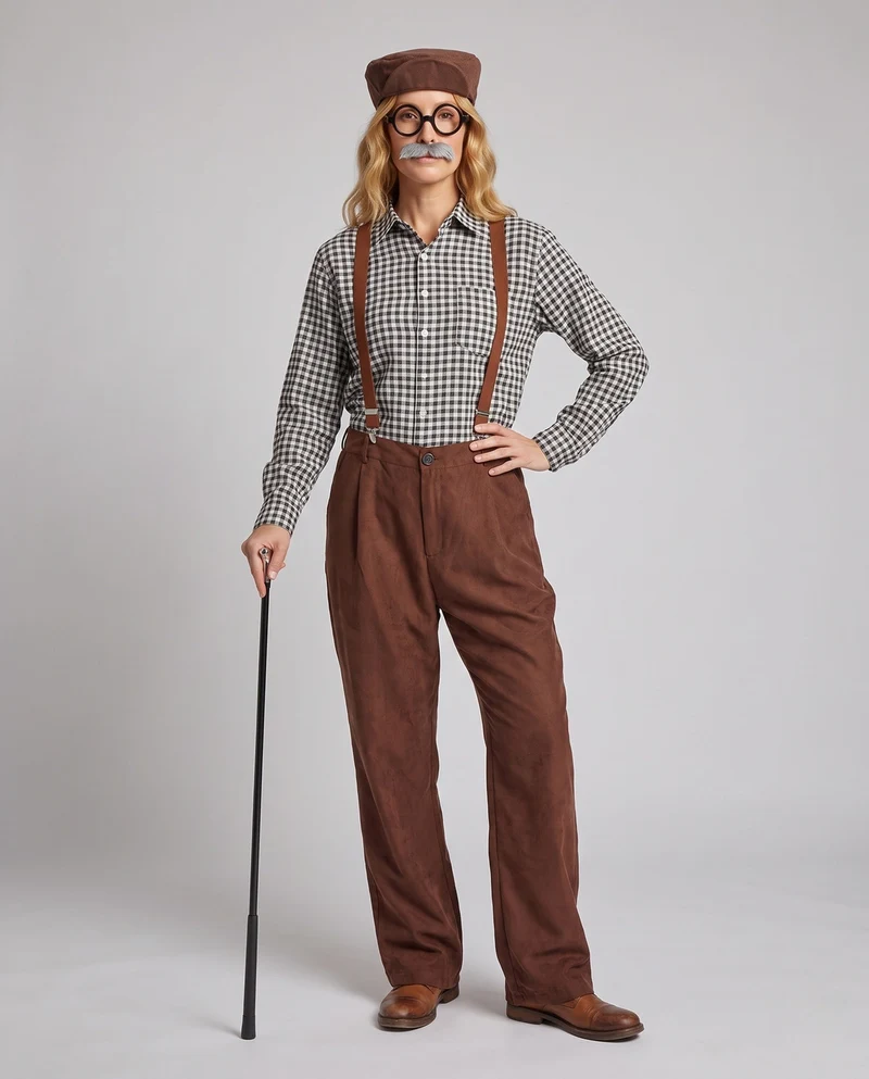 Damen Freizeit-Hosen mit verstellbaren Trägern und eleganten Details Nord Taschen