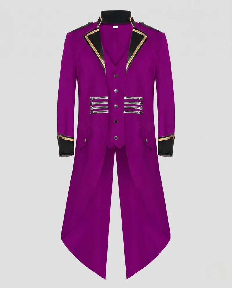 Damen elegante Frackjacke mit asymmetrischen Details und königlichen Akzenten Nord Taschen