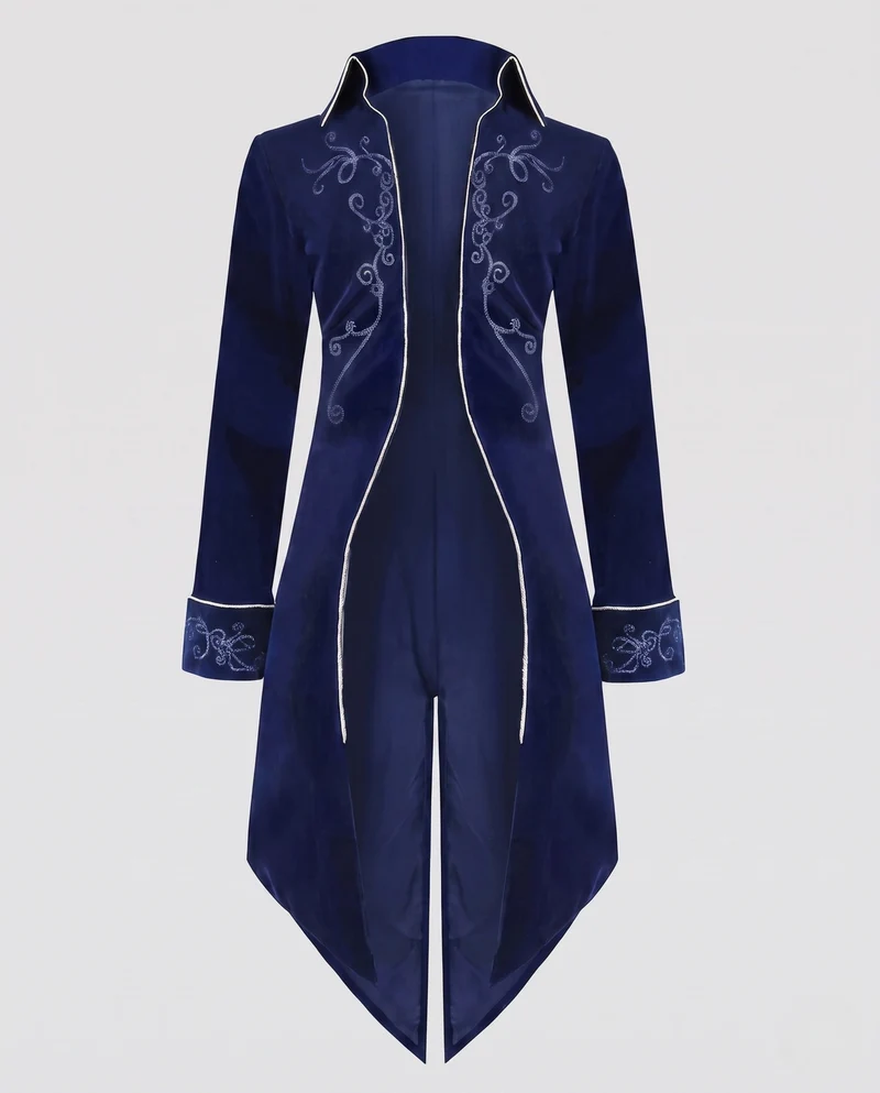 Damen elegante Frackjacke mit aufwändigen Verzierungen und asymmetrischem Schnitt Nord Taschen