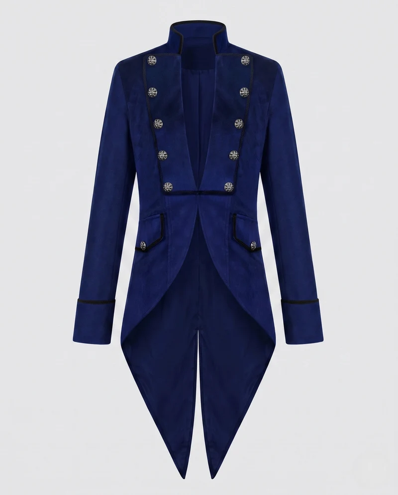 Damen eleganter Frack mit asymmetrischem Saum und aufwendigen Verzierungen Nord Taschen