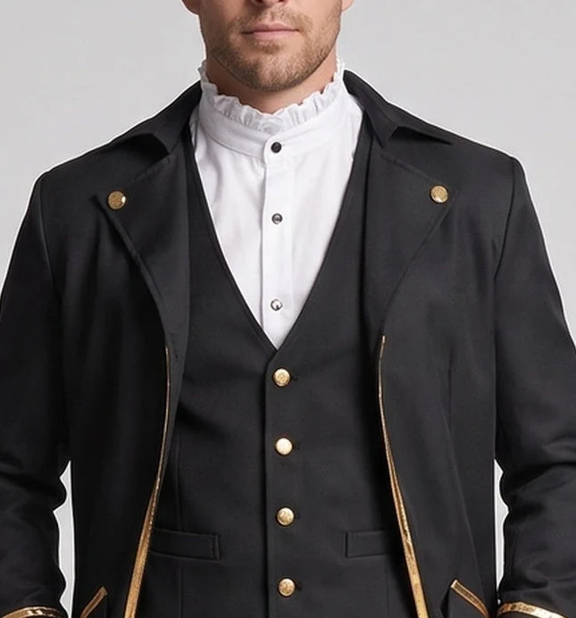 Herren Reitjacke mit goldenen Akzenten Nord Taschen