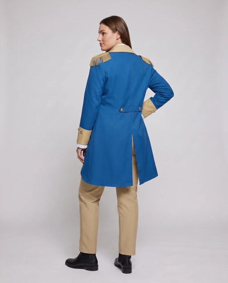 Damen historisches Kostümset mit elegantem Frack und Hose Nord Taschen