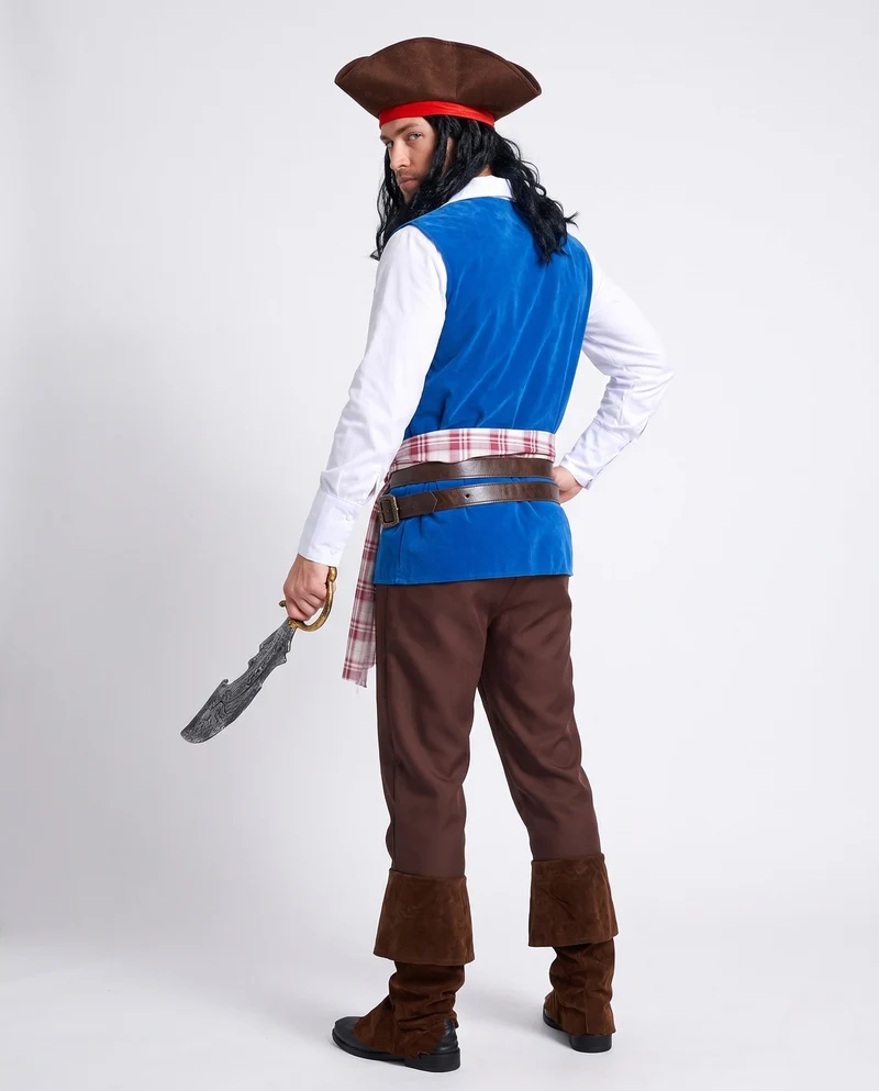 Herren Piratenkostüm mit authentischen Details und hochwertigem Material Nord Taschen