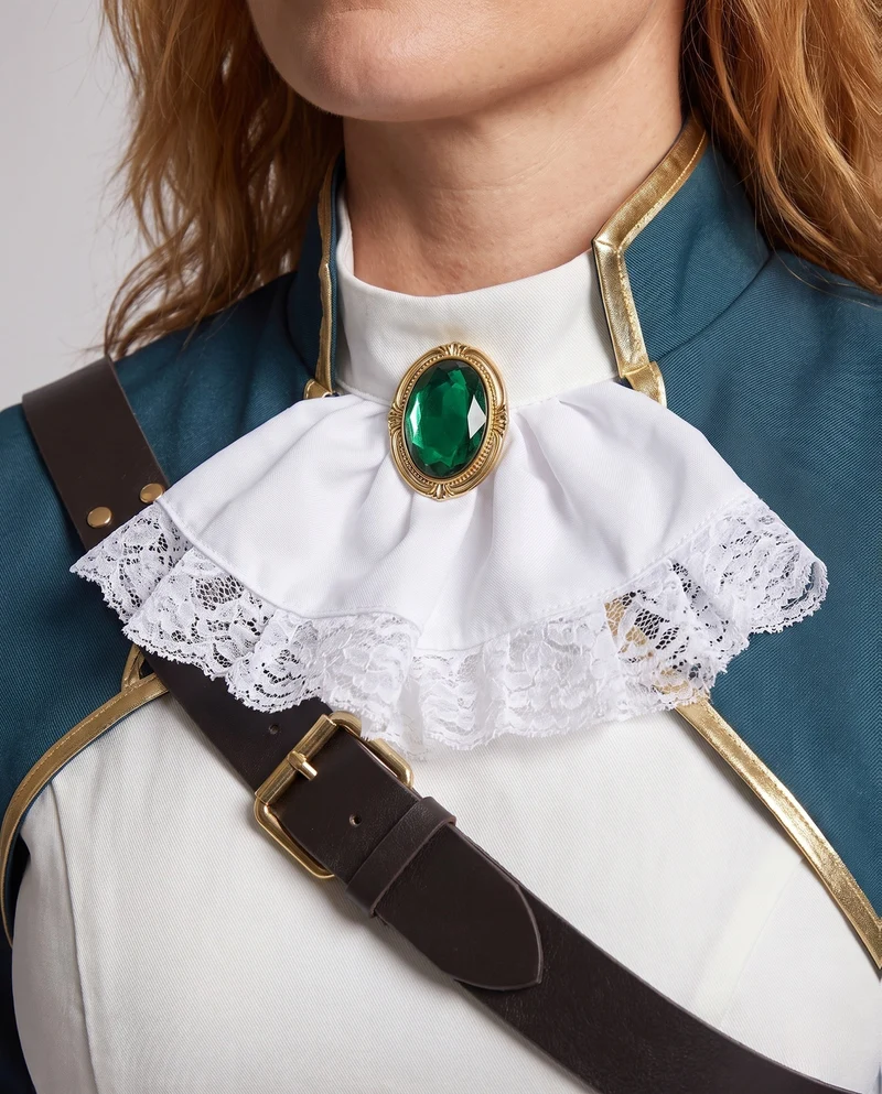 Festliches Cosplay-Kleid für Damen mit Rüschen und detaillierter Bluse Nord Taschen