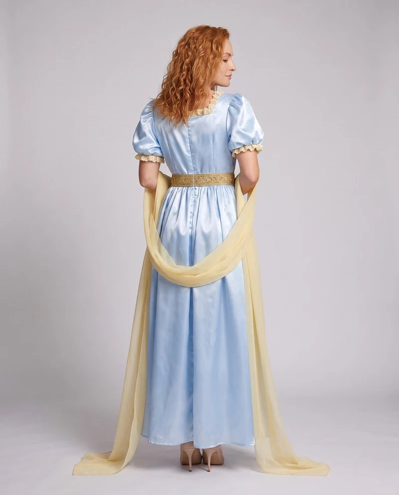 Festliches Dirndl-Kleid für Damen mit großzügigen Puffärmeln und eleganter Satinverzierung Nord Taschen