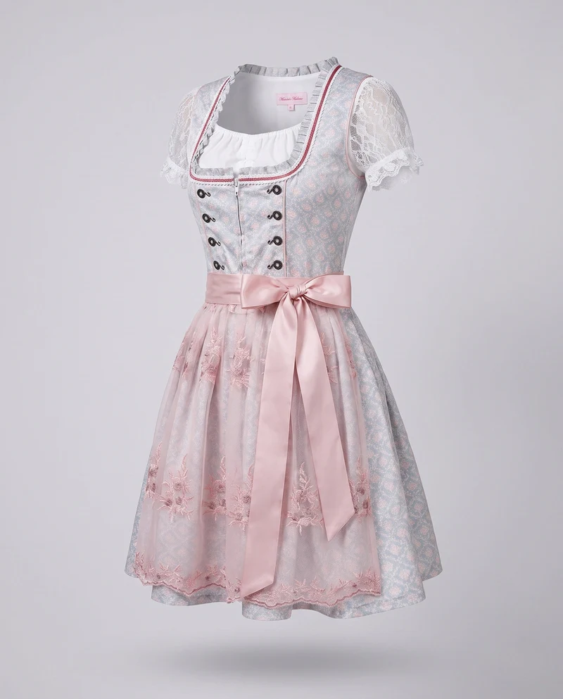 Frauen Spitze Dirndl Kleid Nord Taschen