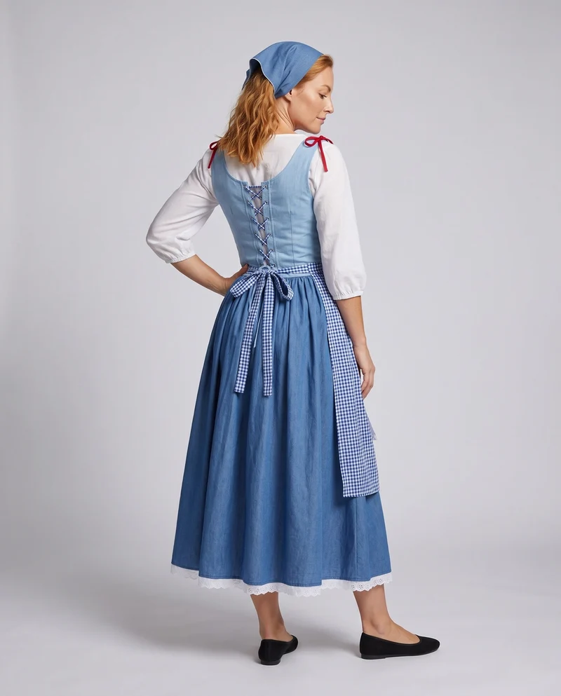Damen Traditionelles Kleid Nord Taschen
