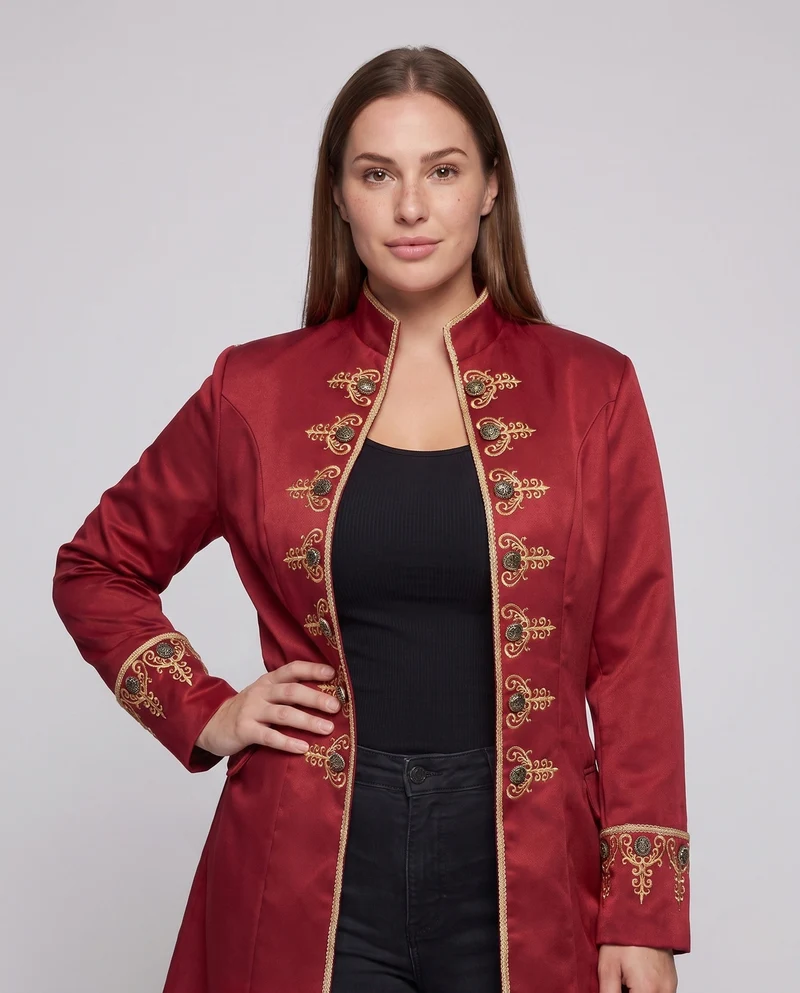Damen elegante Frack mit aufwendigen Verzierungen Nord Taschen 1786463328