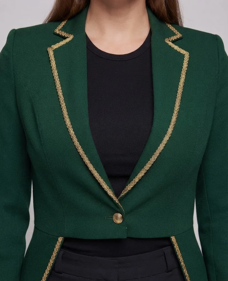 Damen elegante Frack mit kunstvollen Verzierungen Nord Taschen