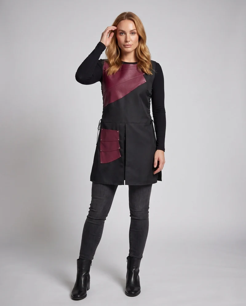 Damen Kochschürze mit modernem Design und praktischen Taschen Nord Taschen