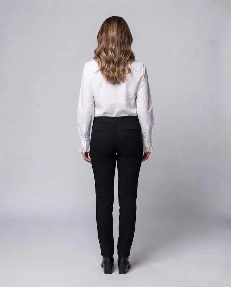 Damen Rüschbluse mit eleganten Ärmelaufschlägen Nord Taschen