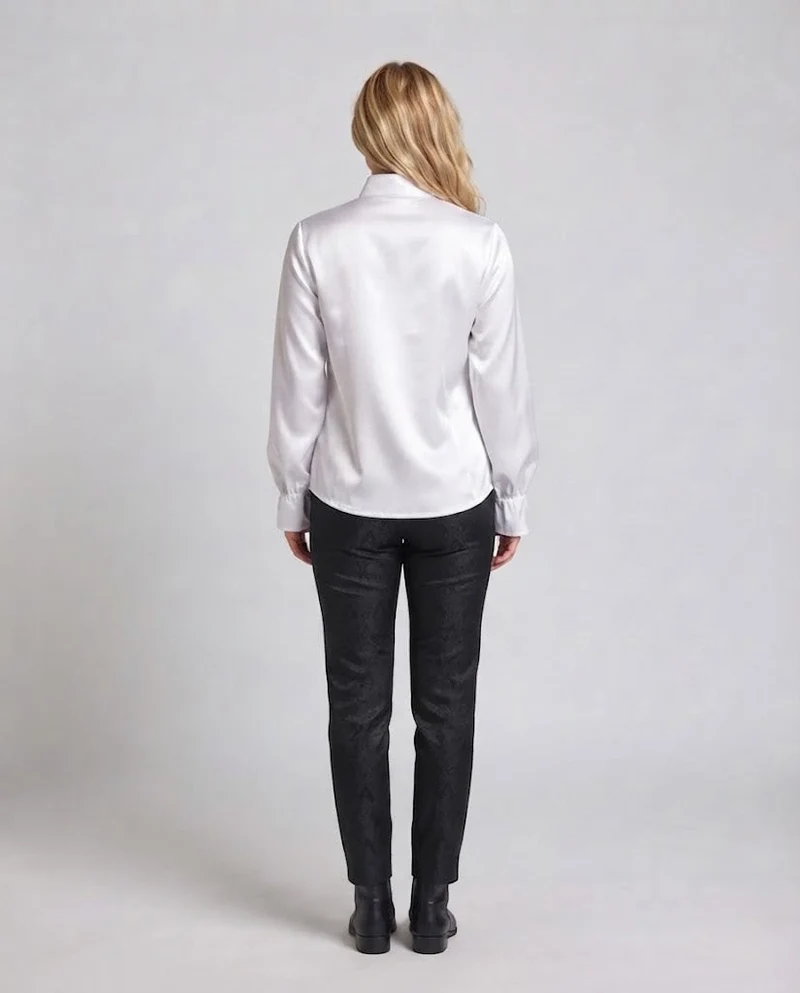 Damen Rüschbluse mit eleganten Details Nord Taschen