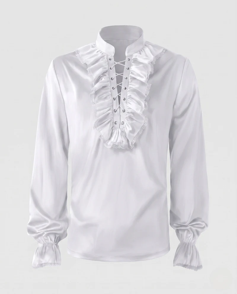 Damen Rüschbluse mit eleganten Details Nord Taschen