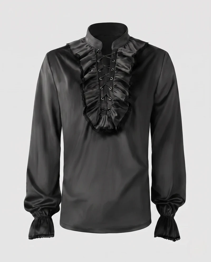 Damen Rüschbluse mit eleganten Details Nord Taschen