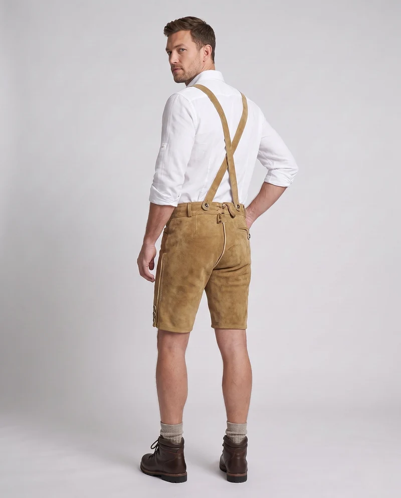 Herren klassische traditionelle Shorts mit aufwendiger Stickerei Nord Taschen