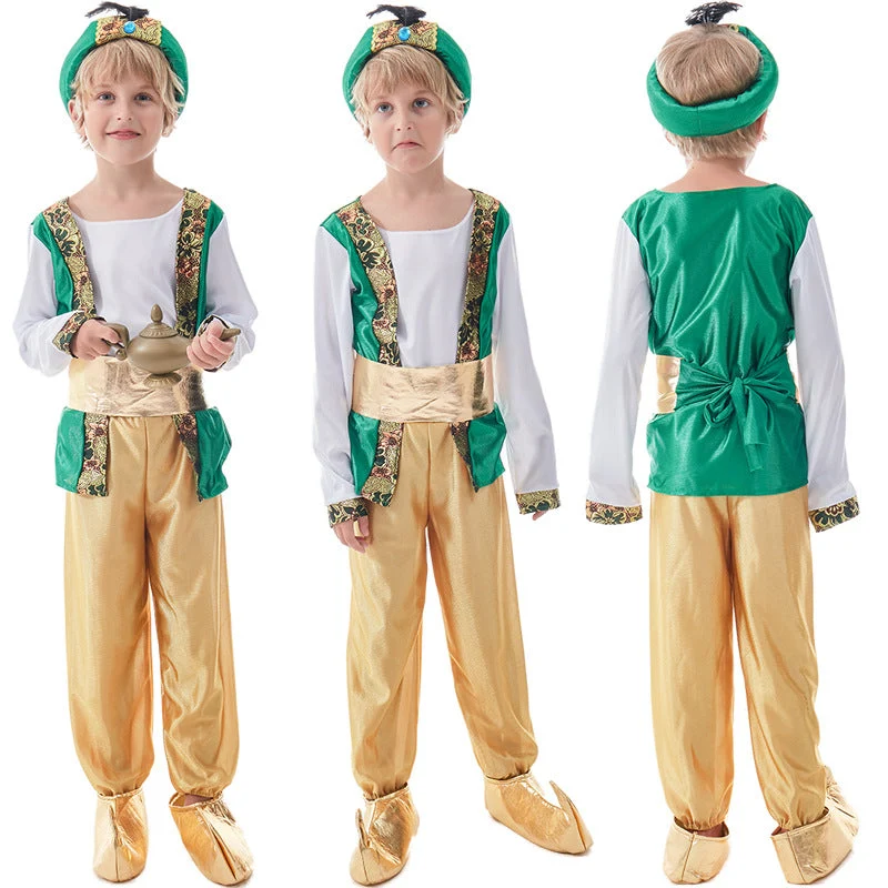 Jungen Märchenkostüm als Zauberer Nord Taschen