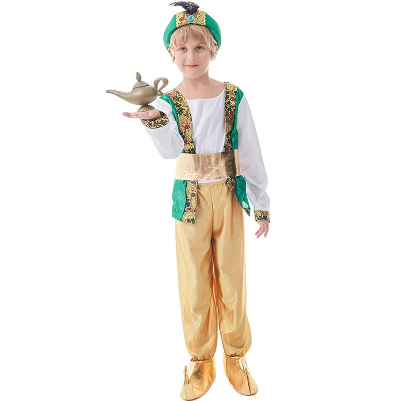 Jungen Märchenkostüm als Zauberer Nord Taschen