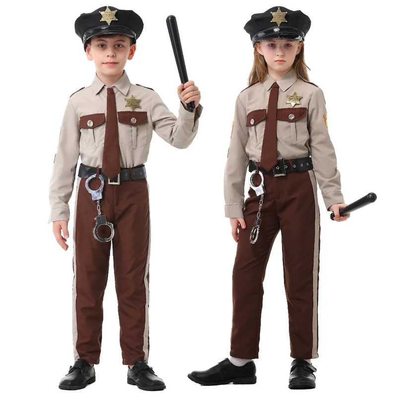 Jungen Polizei Kostüm mit Zubehör Nord Taschen