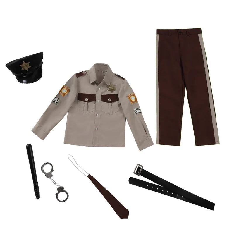 Jungen Polizei Kostüm mit Zubehör Nord Taschen