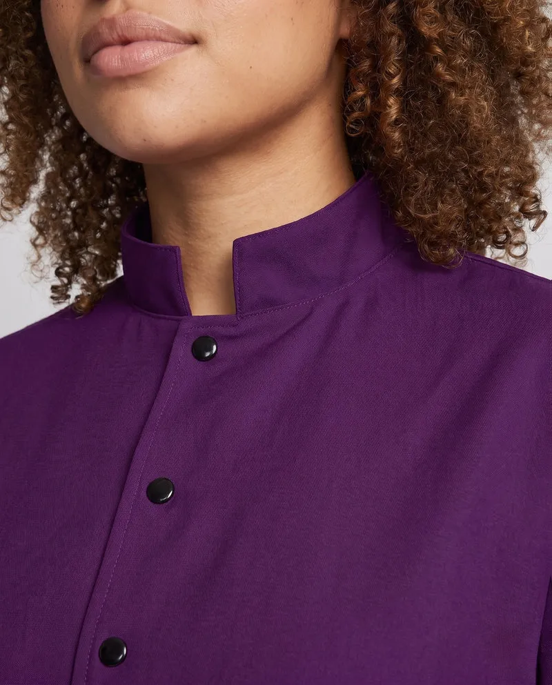 Damen lange Kochjacke Nord Taschen