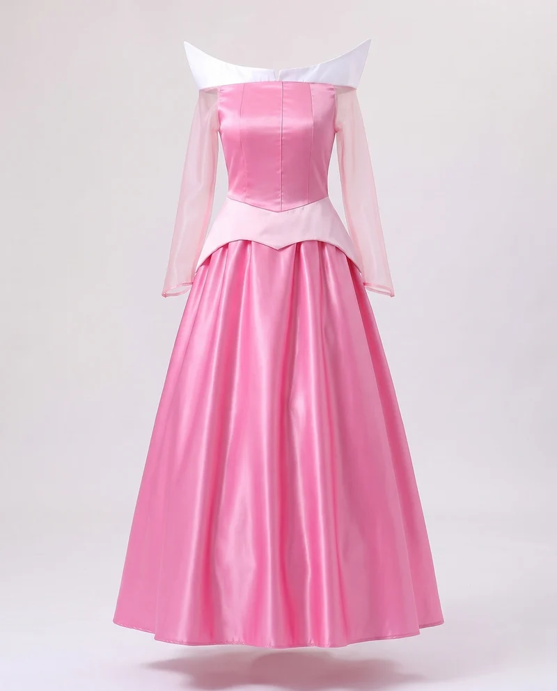 Damen Märchenballkleid mit transparenten Ärmeln Nord Taschen