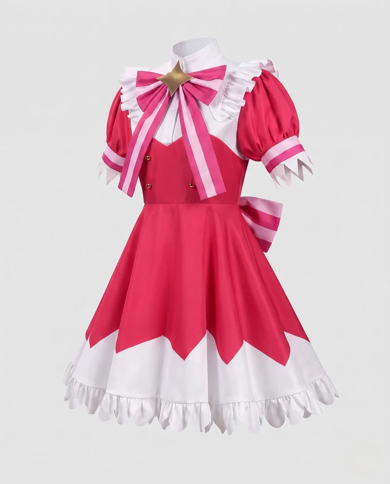 Damen stilvolles Cosplay-Kleid mit eleganten Rüschen und auffälligen Details Nord Taschen