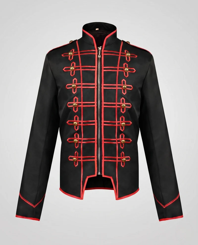 Damenmilitärjacke mit goldenen Verzierungen Nord Taschen