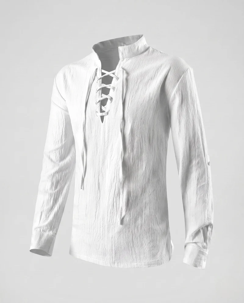 Damen Freizeit Langarmshirt mit Kordelzug Nord Taschen