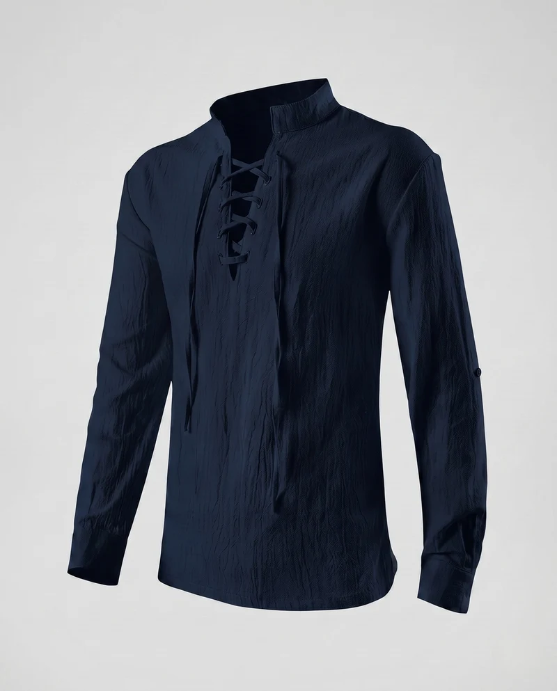 Damen Freizeit Langarmshirt mit Kordelzug Nord Taschen