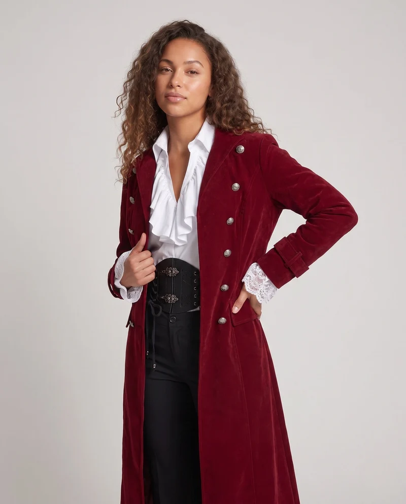 Damen elegante Rüschbluse mit fein gearbeiteten Ärmelbündchen Nord Taschen