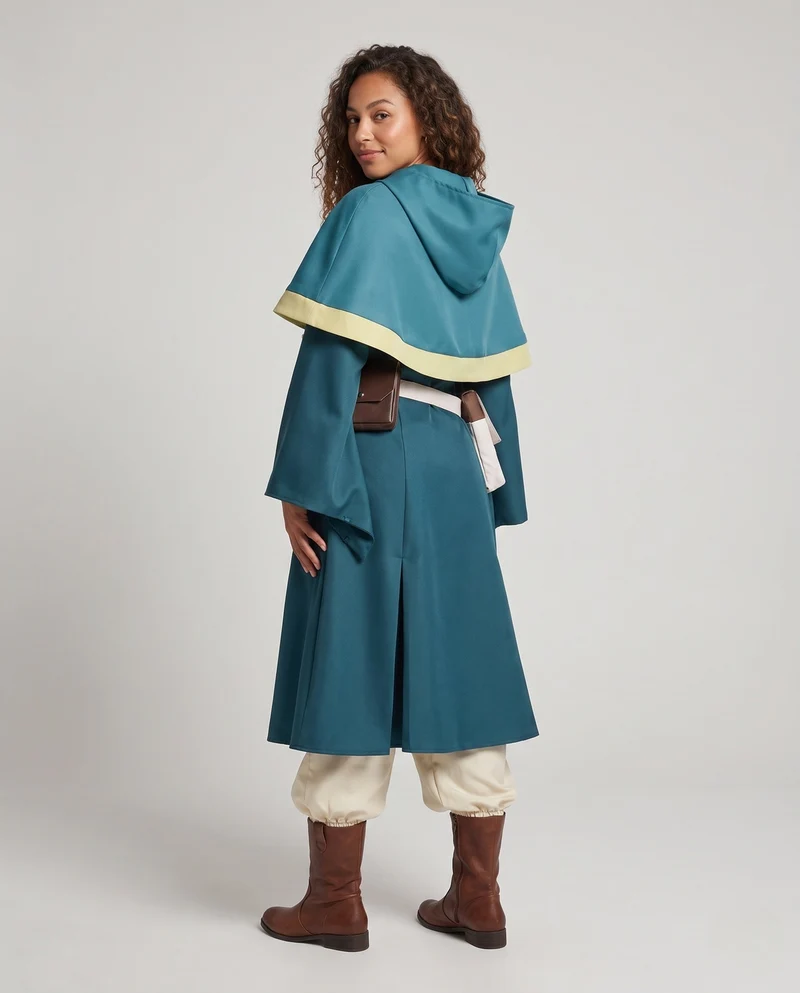 Damen Kostümset mit Oberteil, Unterrock, Hose, Hut und Gürtel Nord Taschen